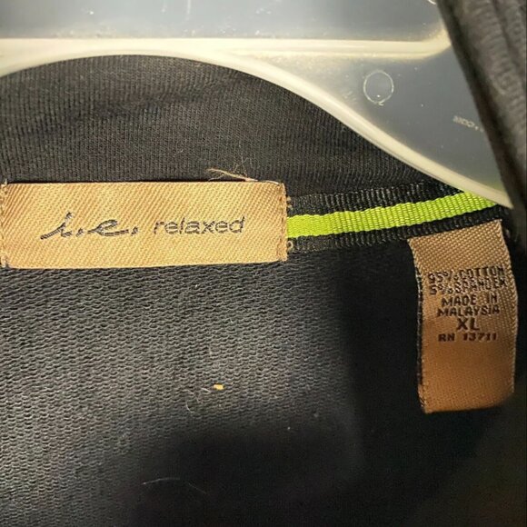 I.E. Relaxed Sweatshirt Women's XL Full Zip Cotton Blend Extra Large - Picture 6 of 7